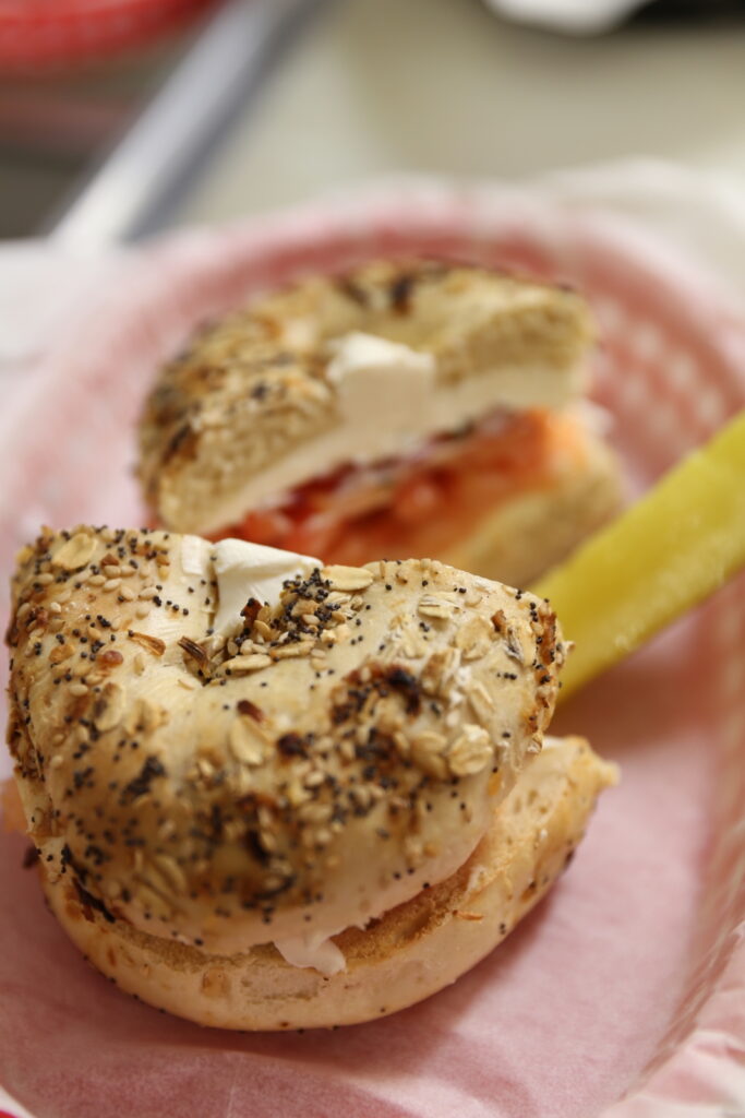 Bagels and more for breakfast at Clemson's Pot Belly Deli.